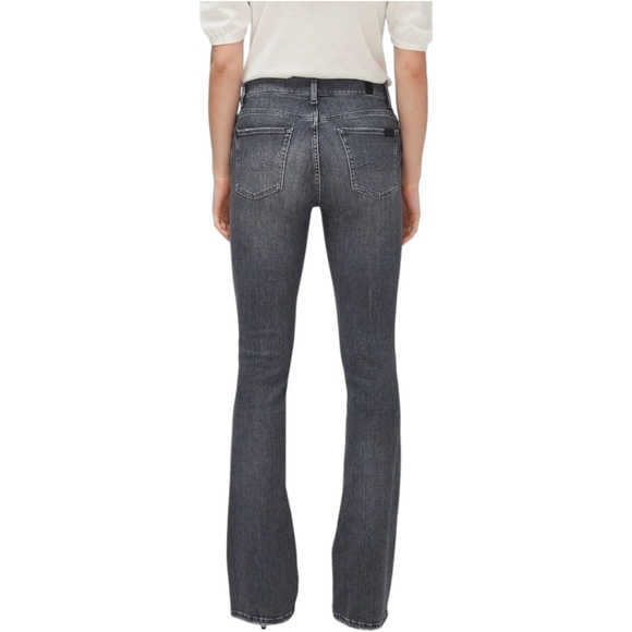 7 For All Mankind Earthkind Grey Wash Classic Bootcut Jeans, 32, NWT - Picture 2 of 10